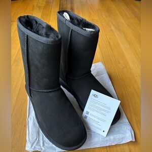 UGG Authentic Classic II genuine Shearling Lined Short Boot Black